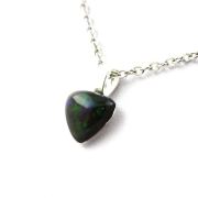 Black Opal Necklace. 5.79 ct.