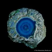 Shattuckite stalactite end cap