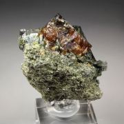 GARNET var. ANDRADITE, EPIDOTE