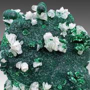 Cerussite, malachite