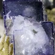 Fluorite on Quartz