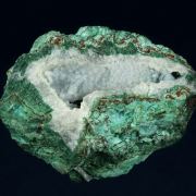 Chrysocolla on Malachite