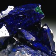 Azurite with Malachite