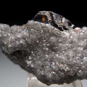 Sphalerite with Graphite, Calcite