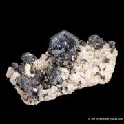 Hematite on Adularia