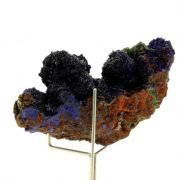 Azurite + Olivenite.