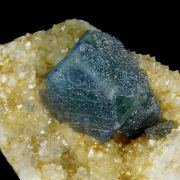 Fluorite on Quartz