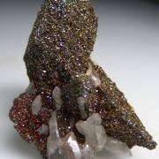 Chalcopyrite on Calcite