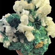 Cerussite, malachite