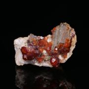 GARNET and MUSCOVITE - Wushan Spessartine Mine, China