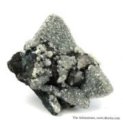 Smithsonite on Tennantite and Galena