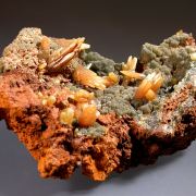 Wulfenite with Mimetite