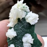 Cerussite, malachite