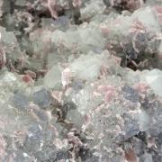 Fluorite and Rhodochrosite on Quartz