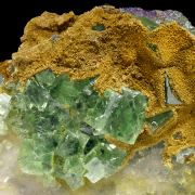 Fluorite, quartz MONGOLIA