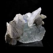 Fluorite + Calcite.