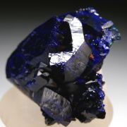 Azurite with Malachite