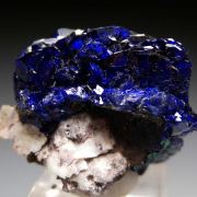 Azurite with Malachite