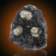 Pyrite  on Hematite