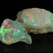 Opal (rough and cut)