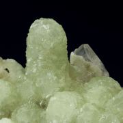 Prehnite Cast After Anhydrite With Calcite