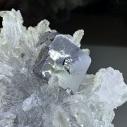 Galena, quartz, calcite, dolomite