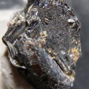 Klebelsbergite on Stibnite