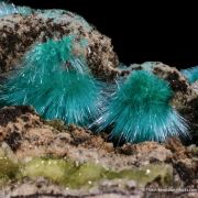 Aurichalcite on Hemimorphite