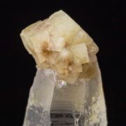 Woodhouseite on Quartz