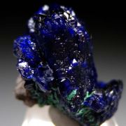 Azurite with Malachite