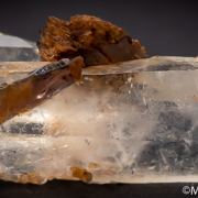 Axinite on Quartz