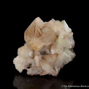 Powellite on Stilbite