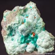 Dioptase with Wulfenite