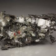 spinel-twinned SILVER, CALCITE