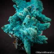 Chrysocolla ps. after Selenite(?)