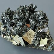 Apatite with Tetrahedite and Pyrite