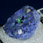 Azurite with Malachite