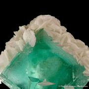 Fluorite with Calcite