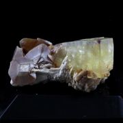 Wulfenite + Fluorite.