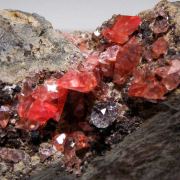 Rhodochrosite with Fluorite