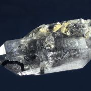 Quartz (Smoky enhydro)