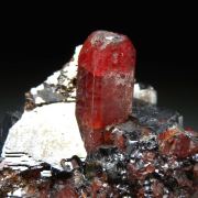 Rhodonite with Galena