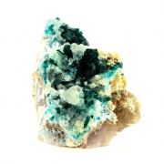 Dioptase + Calcite.