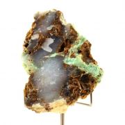 Chrysocolla + Agate. 105.0 ct.