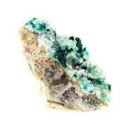 Dioptase + Calcite.