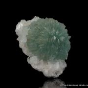 Prehnite on Quartz