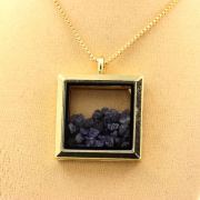 Raw Sapphire necklace.