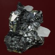 Sphalerite with Quartz and Chalcopyrite