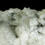 Quartz ( pseudo. Aragonite ) with Pyrite