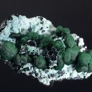 Malachite on Chrysocolla